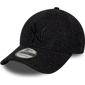 Czapki zakrzywiona czarny taśma regulowana 9FORTY Winter New York Yankees MLB New Era