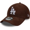 czapki-zakrzywiona-brazowy-snapback-9forty-entry-cord-los-angeles-dodgers-mlb-new-era