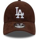 czapki-zakrzywiona-brazowy-snapback-9forty-entry-cord-los-angeles-dodgers-mlb-new-era
