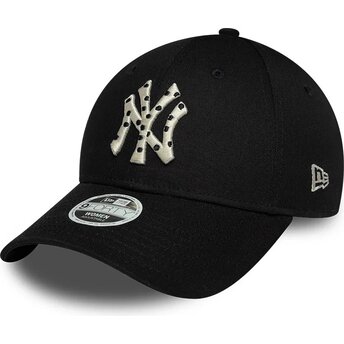 Czapki zakrzywiona czarny taśma regulowana 9FORTY Infill New York Yankees MLB New Era