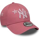czapki-zakrzywiona-roz-tasma-regulowana-dla-dziecka-9forty-space-new-york-yankees-mlb-new-era