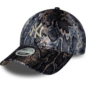 Czapki zakrzywiona wielokolorowy taśma regulowana 9FORTY Snake Print New York Yankees MLB New Era