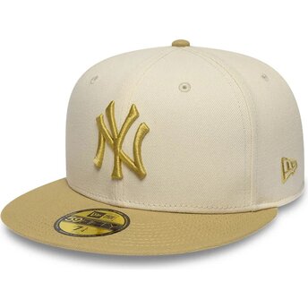 Czapki płaska beżowy dopasowany 59FIFTY League Essential New York Yankees MLB New Era