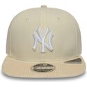 czapki-plaska-bezowy-snapback-9fifty-cord-visor-new-york-yankees-mlb-new-era