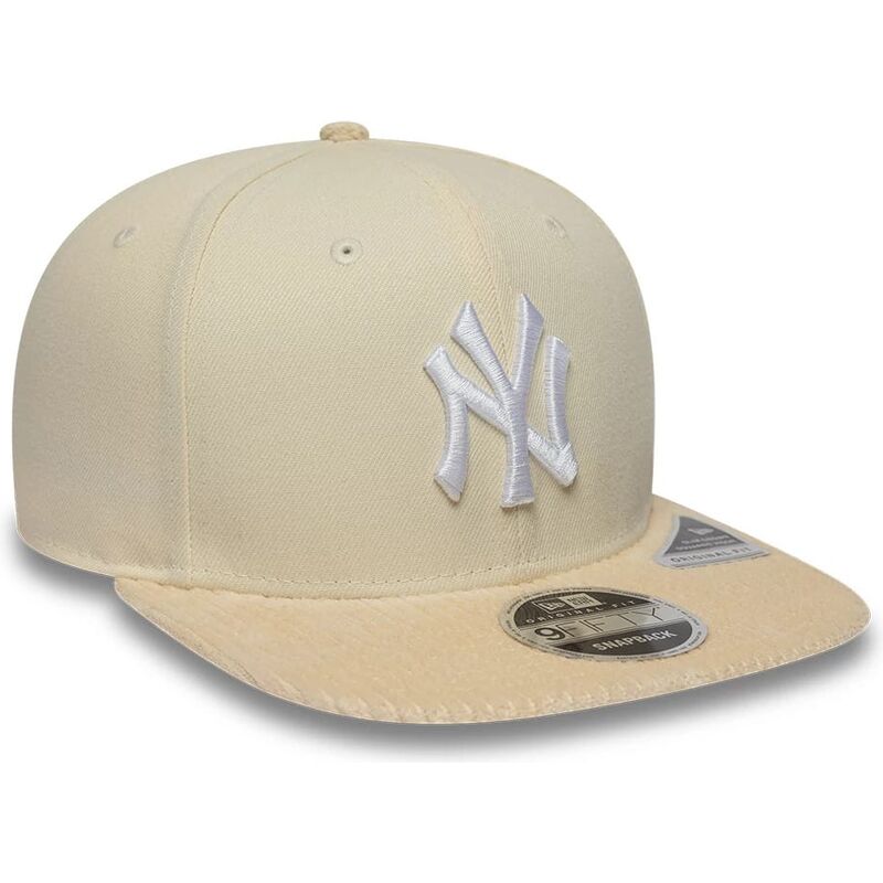 czapki-plaska-bezowy-snapback-9fifty-cord-visor-new-york-yankees-mlb-new-era