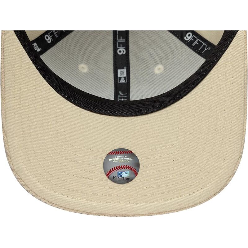 czapki-plaska-bezowy-snapback-9fifty-cord-visor-new-york-yankees-mlb-new-era