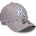 czapki-zakrzywiona-fioletowy-tasma-regulowana-dla-dziecka-9forty-league-essential-new-york-yankees-mlb-new-era