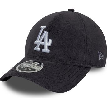 Czapki zakrzywiona szary snapback 9FORTY M-Crown Fleece Los Angeles Dodgers MLB New Era