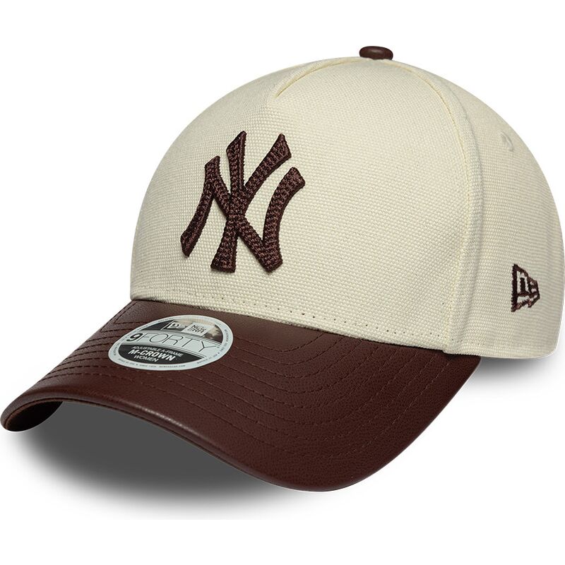czapki-zakrzywiona-bezowy-tasma-regulowana-9forty-m-crown-fabric-mix-new-york-yankees-mlb-new-era czapki-zakrzywiona-bezowy-tasma-regulowana-9forty-m-crown-fabric-mix-new-york-yankees-mlb-new-era