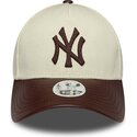 czapki-zakrzywiona-bezowy-tasma-regulowana-9forty-m-crown-fabric-mix-new-york-yankees-mlb-new-era