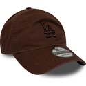 czapki-zakrzywiona-brazowy-tasma-regulowana-9twenty-washed-midi-los-angeles-dodgers-mlb-new-era