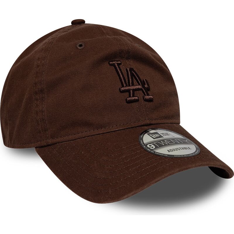 czapki-zakrzywiona-brazowy-tasma-regulowana-9twenty-washed-midi-los-angeles-dodgers-mlb-new-era