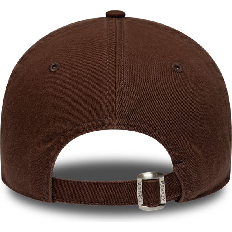 czapki-zakrzywiona-brazowy-tasma-regulowana-9twenty-washed-midi-los-angeles-dodgers-mlb-new-era