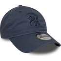 czapki-zakrzywiona-niebieski-tasma-regulowana-9twenty-washed-midi-new-york-yankees-mlb-new-era
