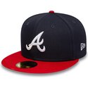 granatowo-czerwona-dopasowana-czapka-z-daszkiem-59fifty-ac-perf-atlanta-braves-mlb-new-era
