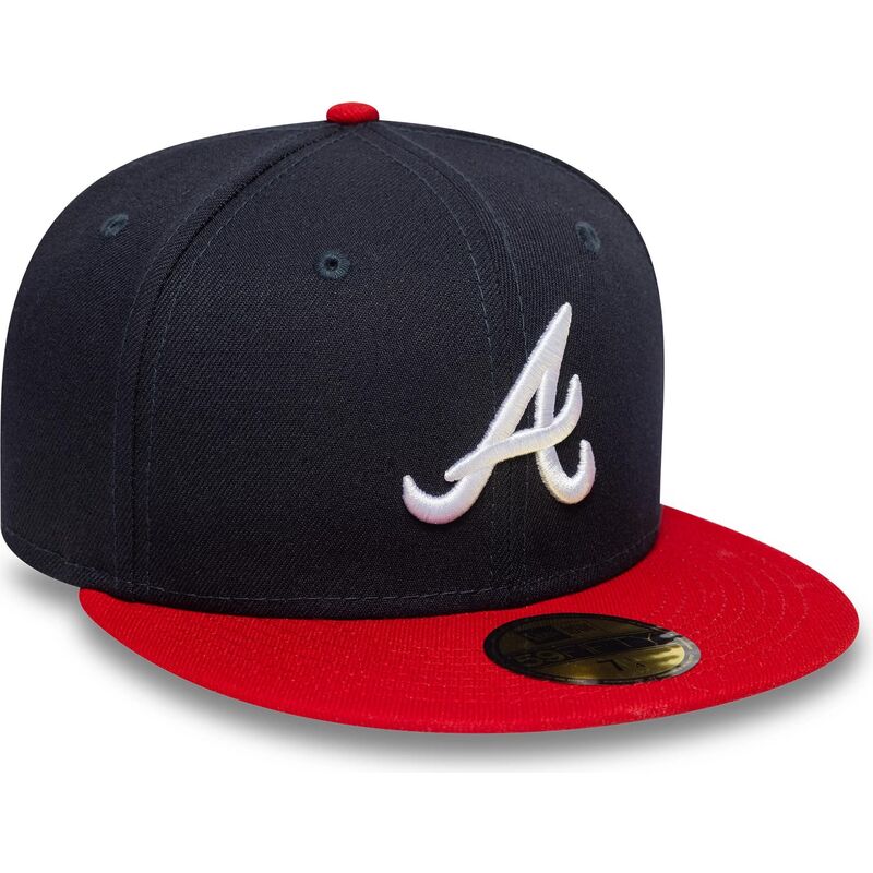 granatowo-czerwona-dopasowana-czapka-z-daszkiem-59fifty-ac-perf-atlanta-braves-mlb-new-era