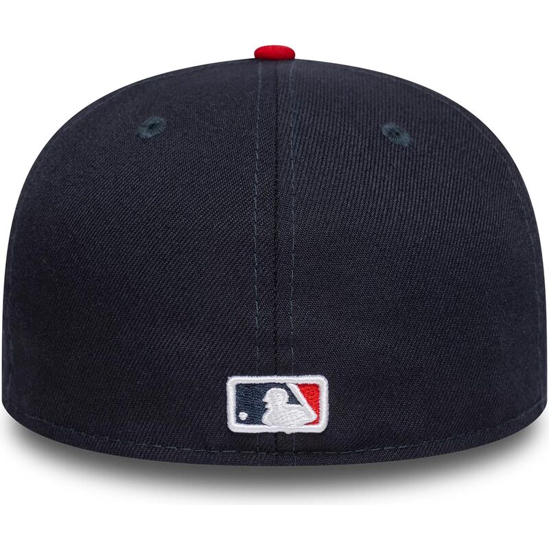 granatowo-czerwona-dopasowana-czapka-z-daszkiem-59fifty-ac-perf-atlanta-braves-mlb-new-era