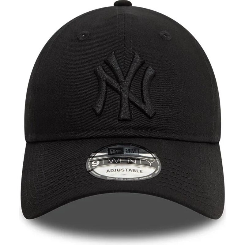 czarna-regulowana-czapka-z-zakrzywionym-daszkiem-z-czarnym-logo-9twenty-league-essential-new-york-yankees-mlb-new-era
