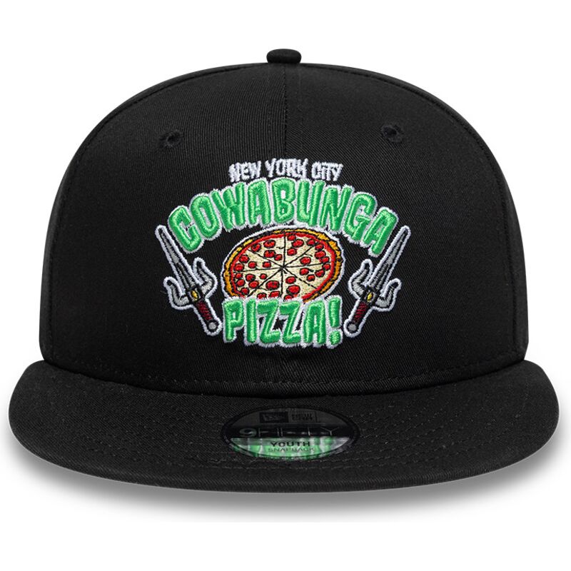 czapki-plaska-czarny-snapback-dla-dziecka-9fifty-cowabunga-pizza-tortugas-ninja-new-era