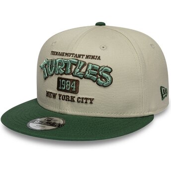 Czapki płaska zielony snapback dla dziecka 9FIFTY Tortugas Ninja New Era