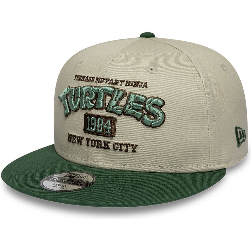 czapki-plaska-zielony-snapback-dla-dziecka-9fifty-tortugas-ninja-new-era