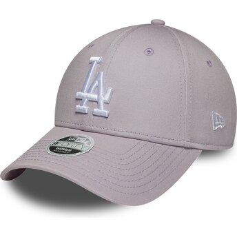Czapki zakrzywiona fioletowy taśma regulowana 9FORTY League Essential Los Angeles Dodgers MLB New Era