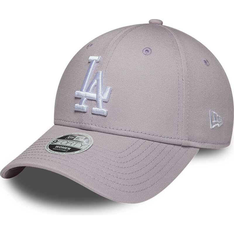 czapki-zakrzywiona-fioletowy-tasma-regulowana-9forty-league-essential-los-angeles-dodgers-mlb-new-era