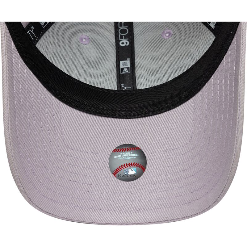 czapki-zakrzywiona-fioletowy-tasma-regulowana-9forty-league-essential-los-angeles-dodgers-mlb-new-era