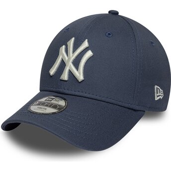 Czapki zakrzywiona niebieski taśma regulowana dla dziecka 9FORTY League Essential New York Yankees MLB New Era