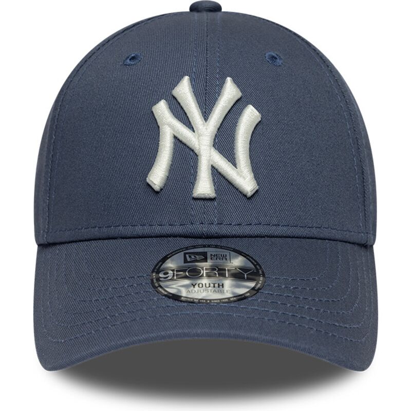 czapki-zakrzywiona-niebieski-tasma-regulowana-dla-dziecka-9forty-league-essential-new-york-yankees-mlb-new-era
