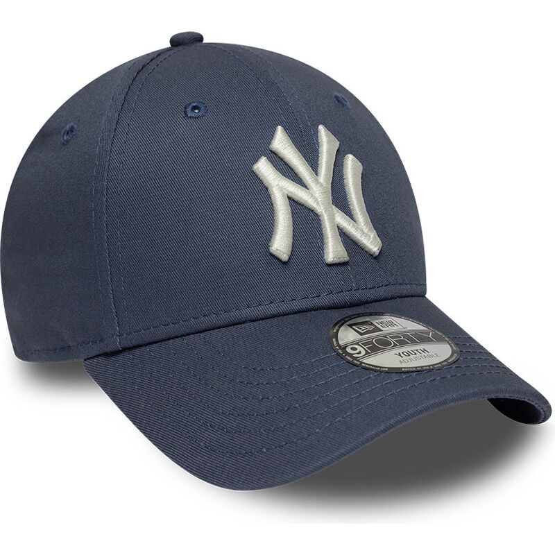 czapki-zakrzywiona-niebieski-tasma-regulowana-dla-dziecka-9forty-league-essential-new-york-yankees-mlb-new-era