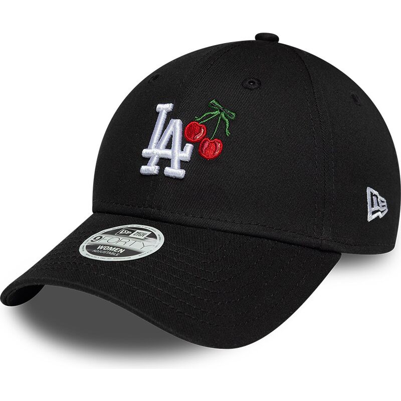 czapki-zakrzywiona-czarny-tasma-regulowana-9forty-fruit-icon-cherry-los-angeles-dodgers-mlb-new-era