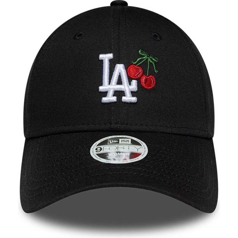 czapki-zakrzywiona-czarny-tasma-regulowana-9forty-fruit-icon-cherry-los-angeles-dodgers-mlb-new-era