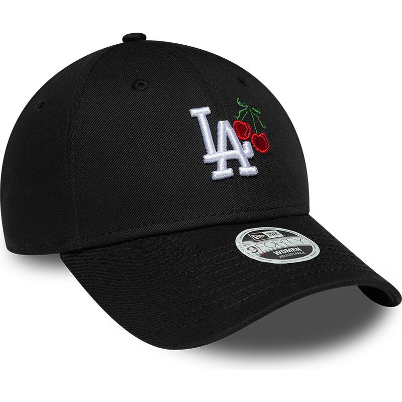 czapki-zakrzywiona-czarny-tasma-regulowana-9forty-fruit-icon-cherry-los-angeles-dodgers-mlb-new-era