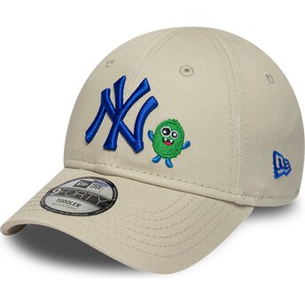 Czapki zakrzywiona beżowy taśma regulowana 9FORTY Monster Icon New York Yankees MLB New Era