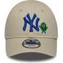 czapki-zakrzywiona-bezowy-tasma-regulowana-9forty-monster-icon-new-york-yankees-mlb-new-era