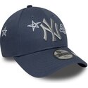 czapki-zakrzywiona-niebieski-tasma-regulowana-dla-dziecka-9forty-space-glow-in-the-dark-new-york-yankees-mlb-new-era