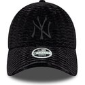 czapki-zakrzywiona-czarny-tasma-regulowana-9forty-velour-new-york-yankees-mlb-new-era