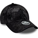 czapki-zakrzywiona-czarny-tasma-regulowana-9forty-pattern-velour-new-york-yankees-mlb-new-era