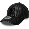 czapki-zakrzywiona-czarny-snapback-9forty-pu-weave-new-york-yankees-mlb-new-era