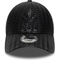 czapki-zakrzywiona-czarny-snapback-9forty-pu-weave-new-york-yankees-mlb-new-era