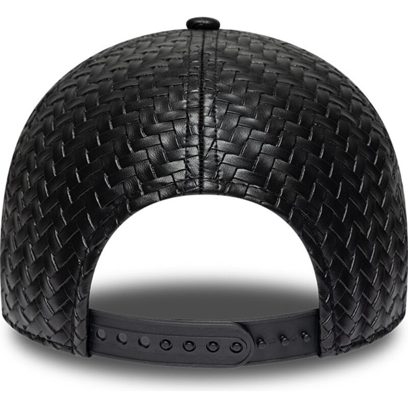 czapki-zakrzywiona-czarny-snapback-9forty-pu-weave-new-york-yankees-mlb-new-era