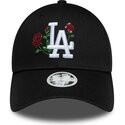 czapki-zakrzywiona-czarny-snapback-9forty-rose-sequin-los-angeles-dodgers-mlb-new-era