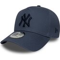 czapki-zakrzywiona-niebieski-snapback-9forty-e-frame-league-essential-new-york-yankees-mlb-new-era