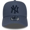 czapki-zakrzywiona-niebieski-snapback-9forty-e-frame-league-essential-new-york-yankees-mlb-new-era