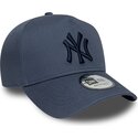 czapki-zakrzywiona-niebieski-snapback-9forty-e-frame-league-essential-new-york-yankees-mlb-new-era