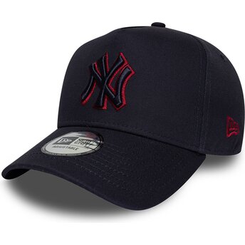 Czapki zakrzywiona granatowy snapback 9FORTY E Frame Team Outline New York Yankees MLB New Era