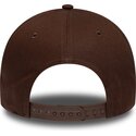 czapki-zakrzywiona-brazowy-snapback-9forty-e-frame-team-outline-los-angeles-dodgers-mlb-new-era