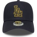 czapki-zakrzywiona-granatowy-snapback-9forty-dorado-e-frame-metallic-outline-los-angeles-dodgers-mlb-new-era