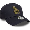 czapki-zakrzywiona-granatowy-snapback-9forty-dorado-e-frame-metallic-outline-los-angeles-dodgers-mlb-new-era